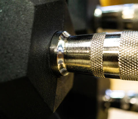 Rubber Hex Dumbbell Set 5-100 LB