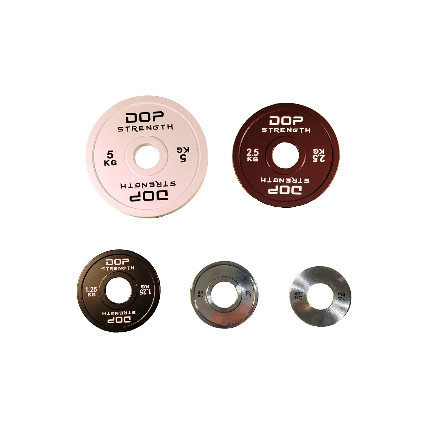 459 KG DOP Strength Steel Competition Plate Set