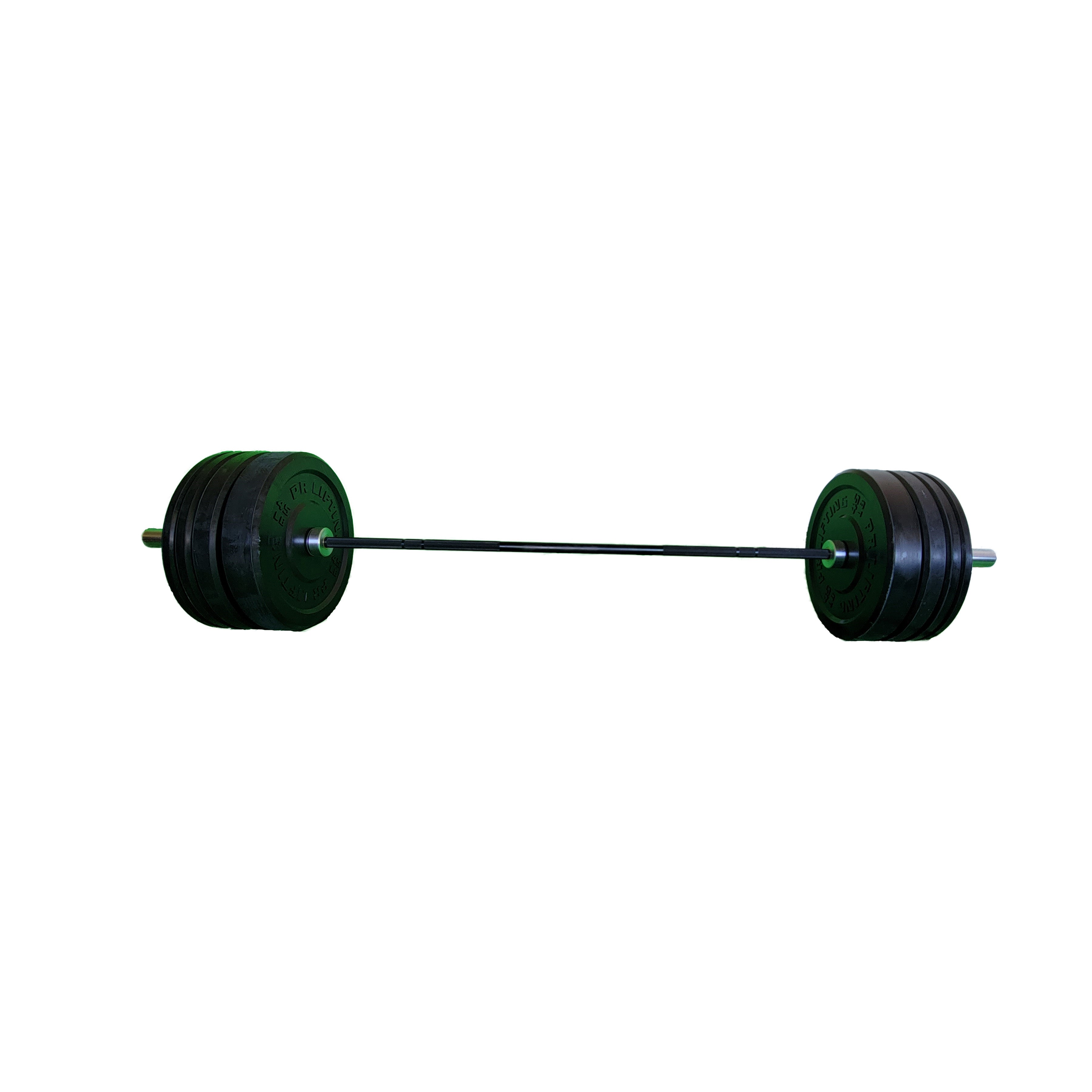 Bumper Plate Set with Bar PR Lifting TX