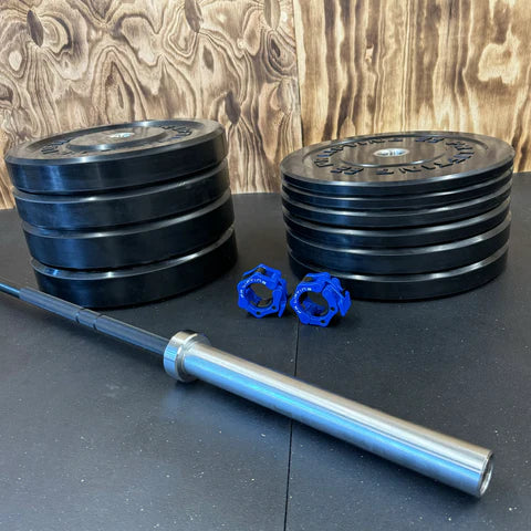 260 LB Bumper Plate Set with Bar